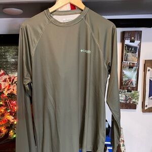 Columbia Sage Green Performance Shirt